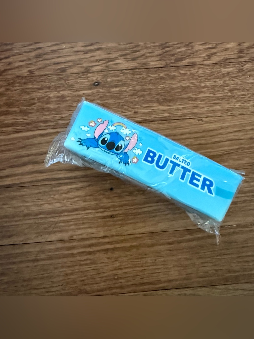 NEW Salted Butter Novelty Fidget Toy Disney Stitch blue Squishy